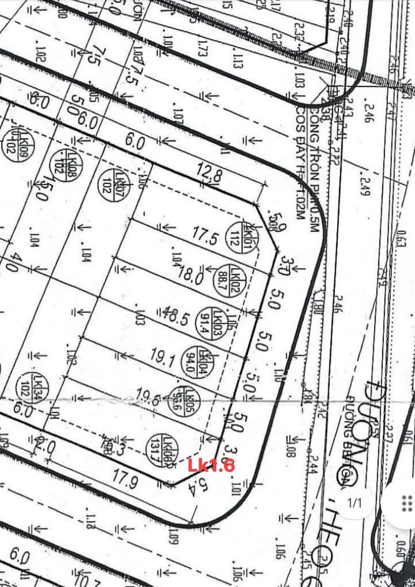 Bán lô góc 2 mặt tiền 131.7 m2 gần Bạch Mai, Hà Nội - Ảnh thu nhỏ 2