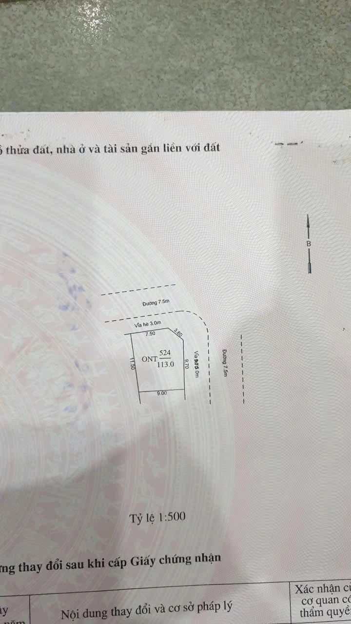 Bán nhà 3 tầng 113m² chợ Hóp Hóc Môn - Ảnh 1
