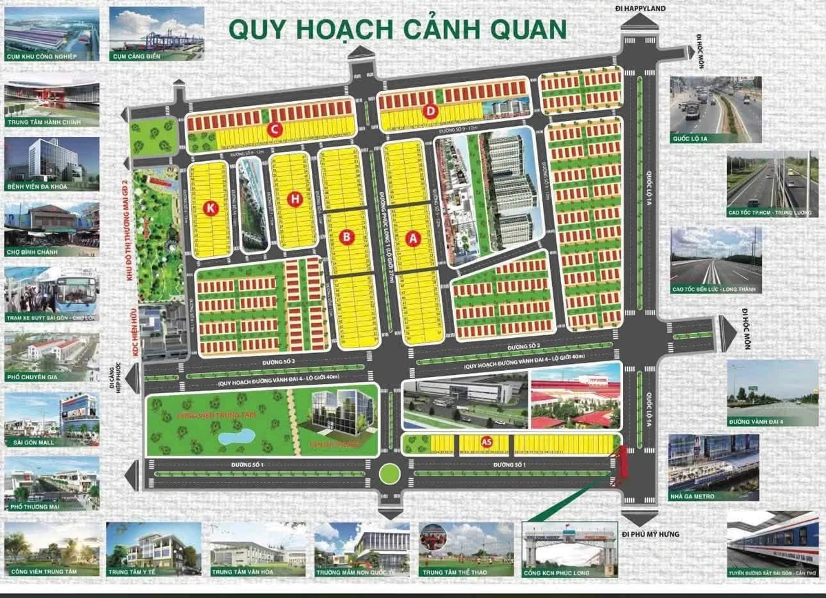 Bán 2 nền đất mặt tiền Đường Số 8 Phúc Long 100m² Củ Chi - Ảnh thu nhỏ 4