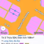Bán đất mặt tiền Nguyễn Văn Hương, Bà Rịa 108m2, 3 tỷ 4 - Ảnh thu nhỏ 2