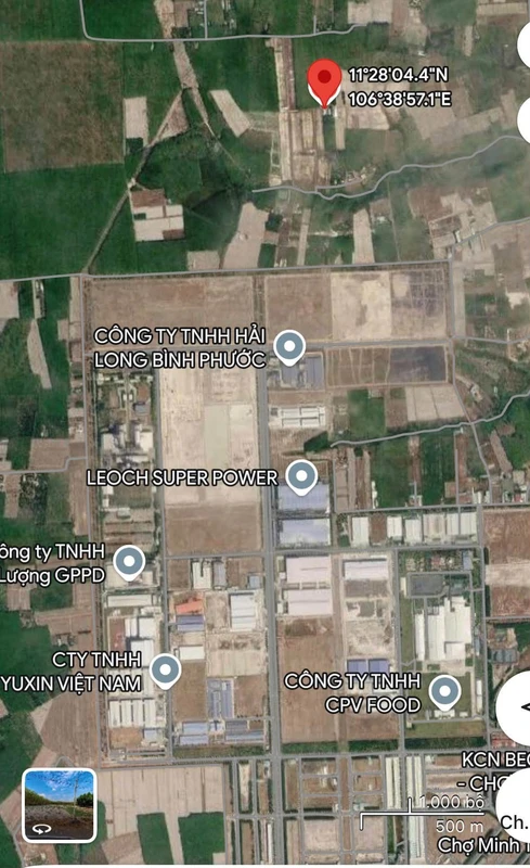 Bán đất nền 100m2 gần KCN Becamex 450 triệu, Bình Dương
