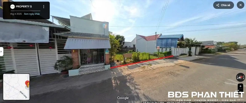 Bán đất mặt tiền đường Kim Ngọc, Hàm Thắng, 261m², 2,5 tỷ