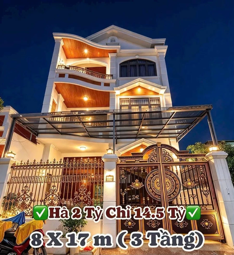 Bán biệt thự 8x17m 1 trệt 2 lầu đường Tân Kỳ Tân Quý, Tân Phú, giá 14,5 tỷ - Ảnh 1