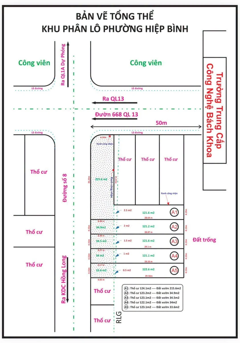 Bán đất F0 Quốc Lộ 13, Hiệp Bình Phước, 156m² – 7,1 tỷ - Ảnh 1