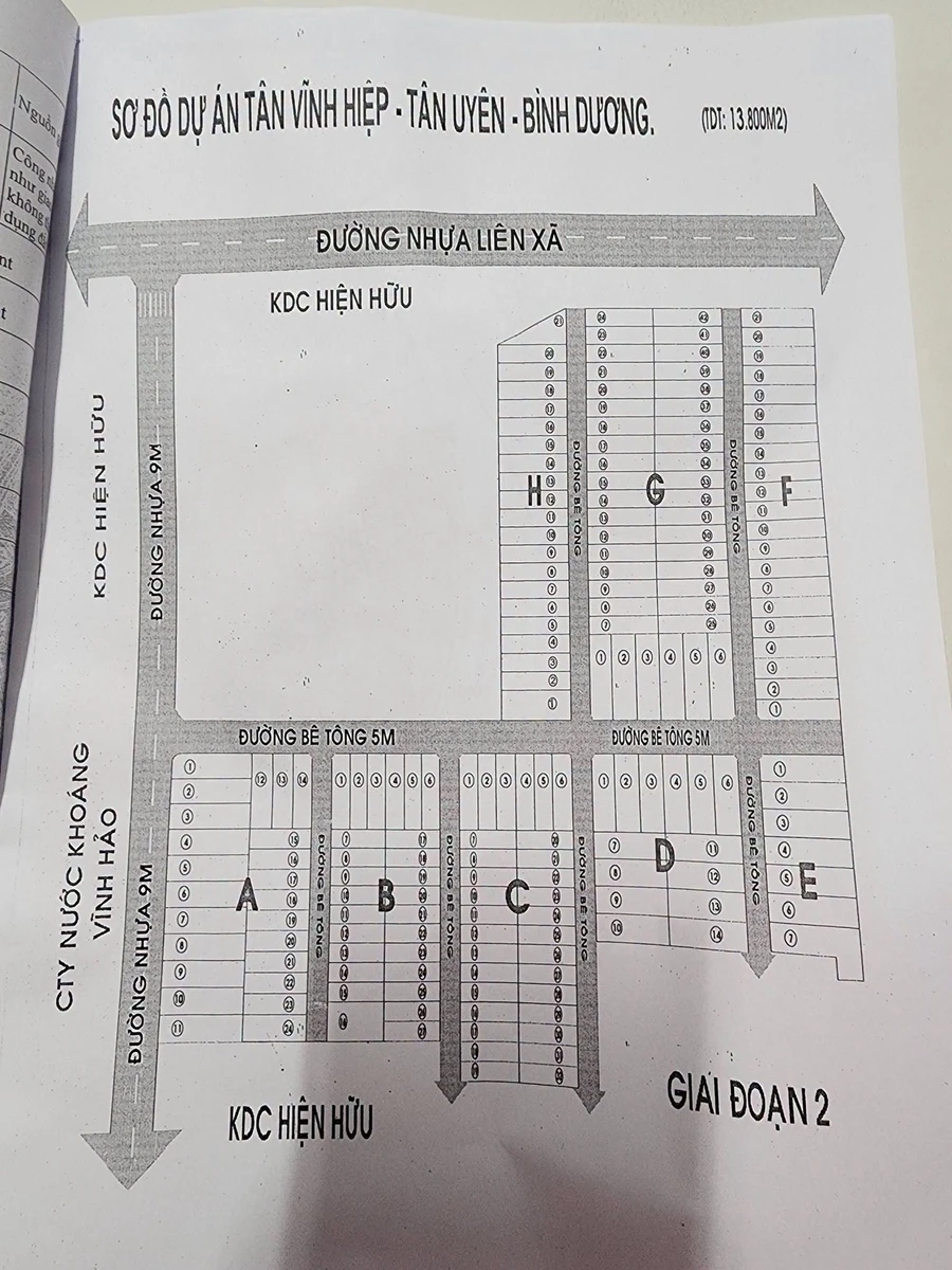 Bán đất phân lô 52m2 giá 500 triệu tại Tân Vĩnh Hiệp, Tân Uyên, Bình Dương - Ảnh thu nhỏ 3