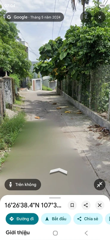 Bán nhà gác lửng 98m² kiệt 91 Thích Tịnh Khiết, Phường Thủy Xuân, Huế