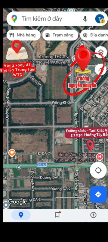 Bán đất 156m2 Đường số 60 Tam Giác Vàng Bình Dương 3,7 tỷ