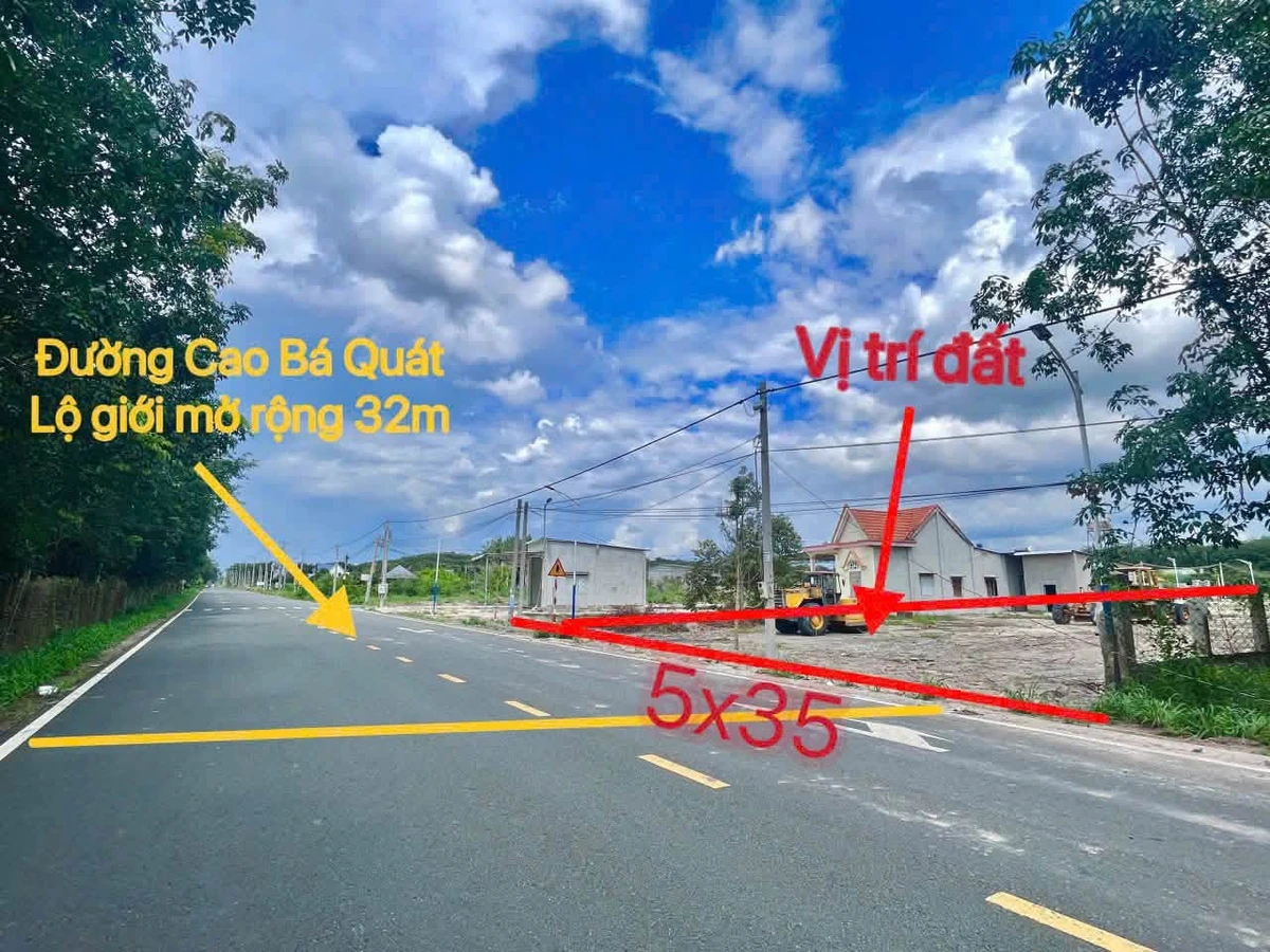Bán đất 190m² mặt tiền Cao Bá Quát, Chơn Thành, chỉ 685 triệu - Ảnh thu nhỏ 3