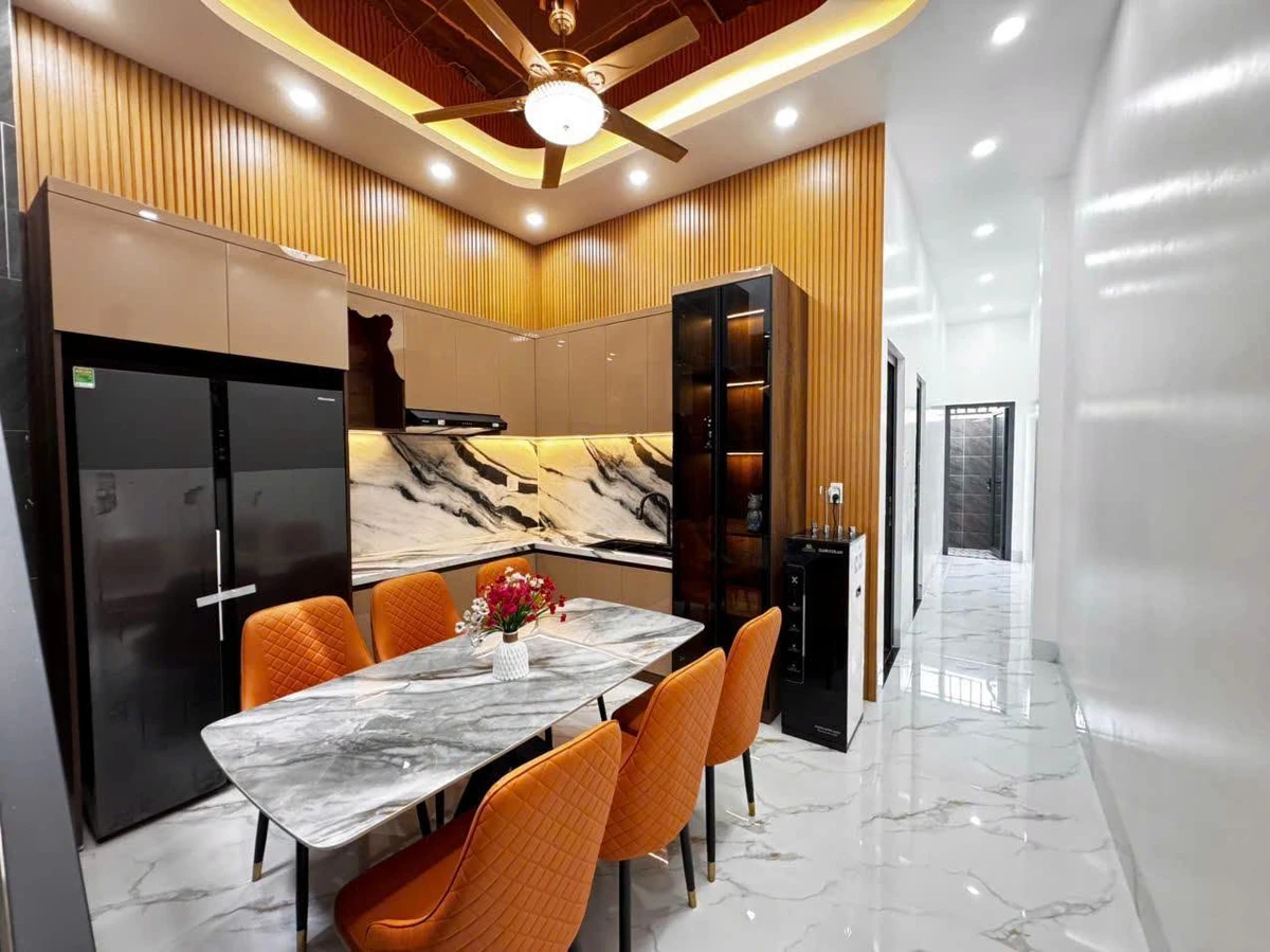 Bán nhà mới 1 trệt 1 lầu 4PN hẻm 1081D Lâm Quang Ky, Phú Cường, Bình Dương - Ảnh thu nhỏ 5