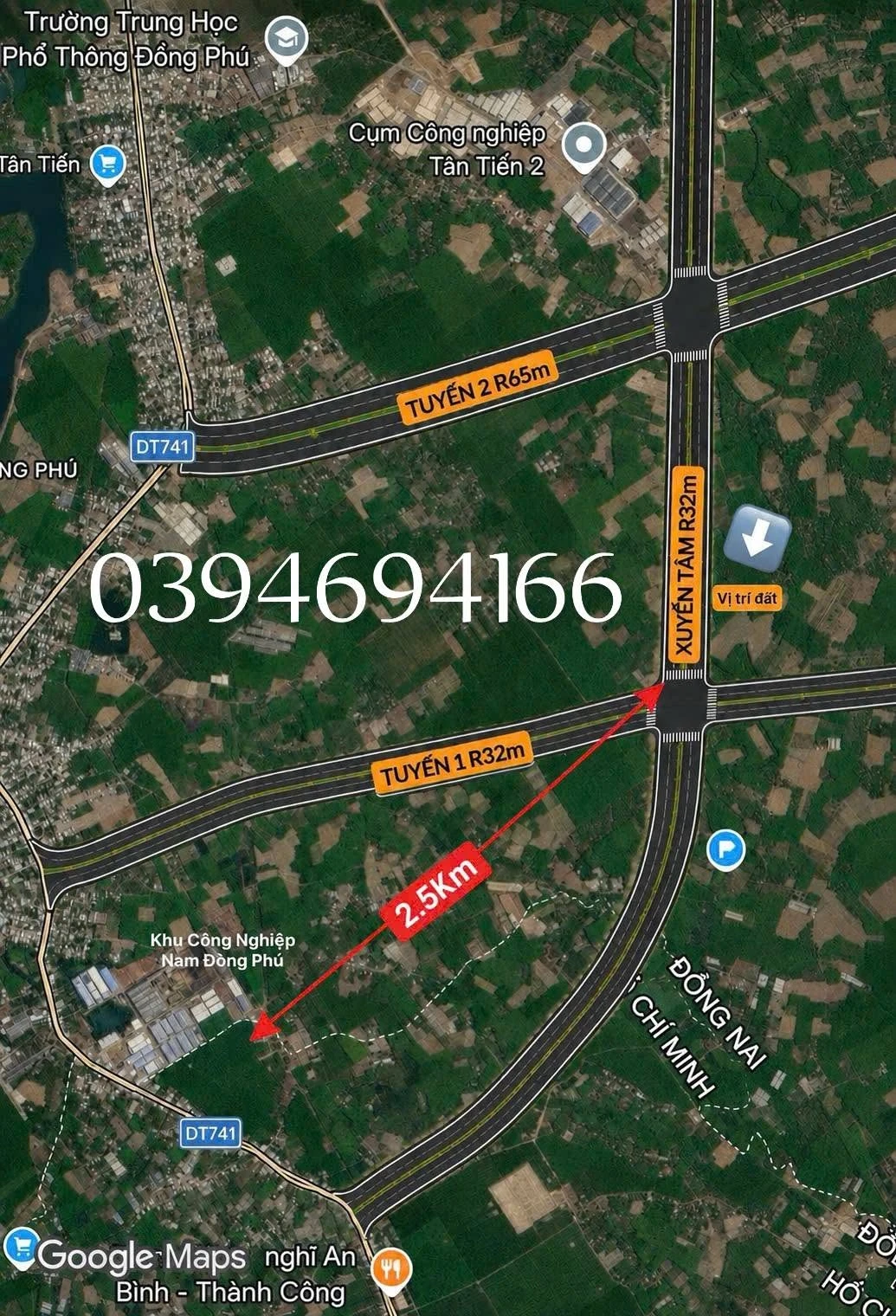 Bán lô đất Xuyên Tâm 32m² gần KCN Tân Tiến - Ảnh 1
