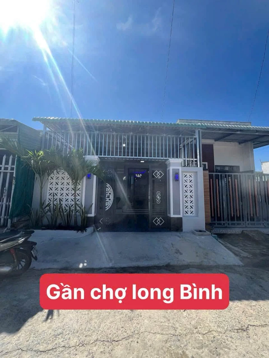 Bán nhà mới 2PN gần chợ Long Bình Tây Ninh 96m² - Ảnh 1