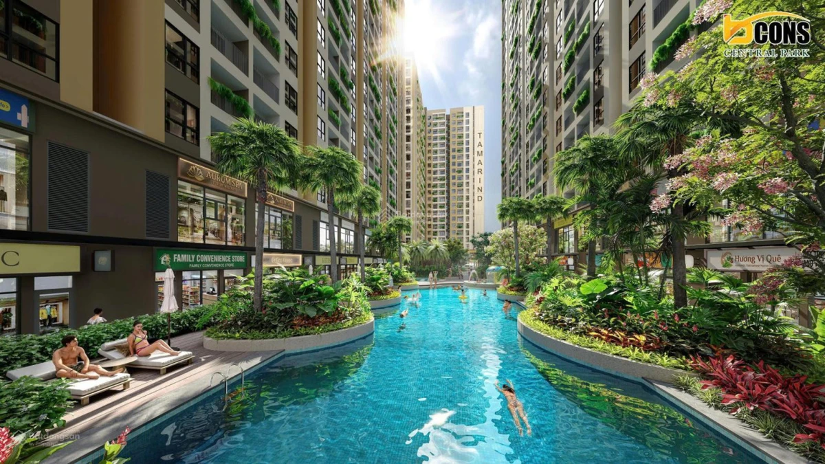 Chủ đầu tư Bcons Central Park 1PN+1 - 1WC = 2,150 tỷ, thanh toán 10% = 220tr nhận nhà. 0% lãi suất - Ảnh thu nhỏ 2