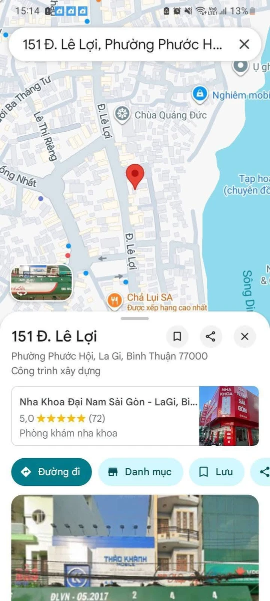 Cho thuê mặt bằng kinh doanh 160m² Lê Lợi, Lagi 30 triệu/tháng - Ảnh thu nhỏ 2