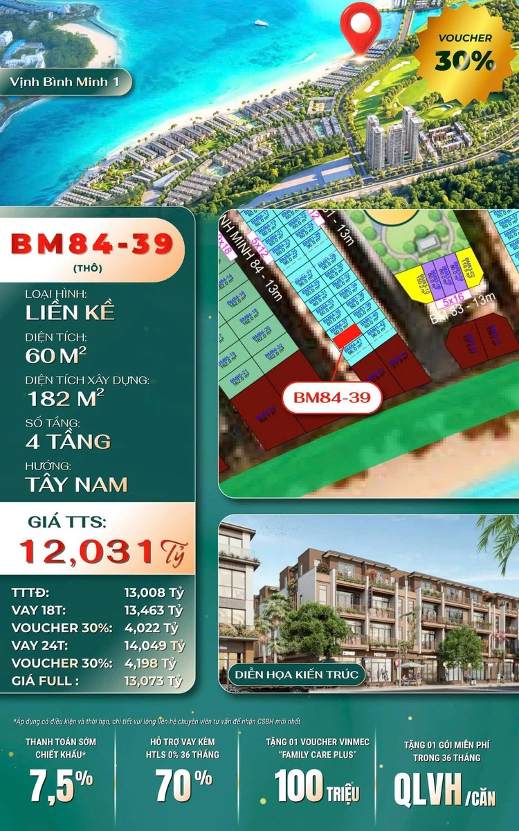 Bán nhà 4 tầng 60m2 Vịnh Bình Minh, Hạ Long 12 tỷ - Ảnh 1