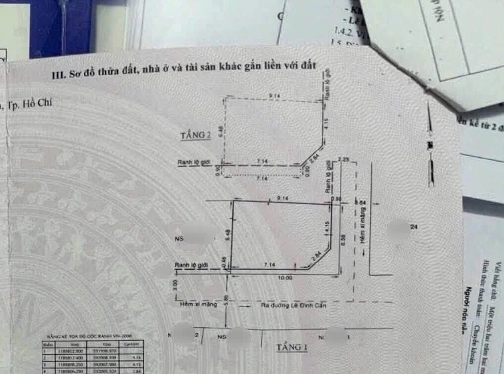 Bán nhà lô góc đường Lê Đình Cẩn 70m2 (7x10) gần Khu Tên Lửa, Bình Tân, giá nhỉnh 4 tỷ - Ảnh thu nhỏ 3