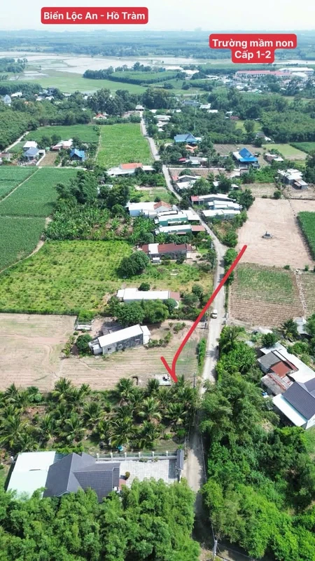 Bán đất vườn nghỉ dưỡng 1000m2 gần biển Lộc An Hồ Tràm