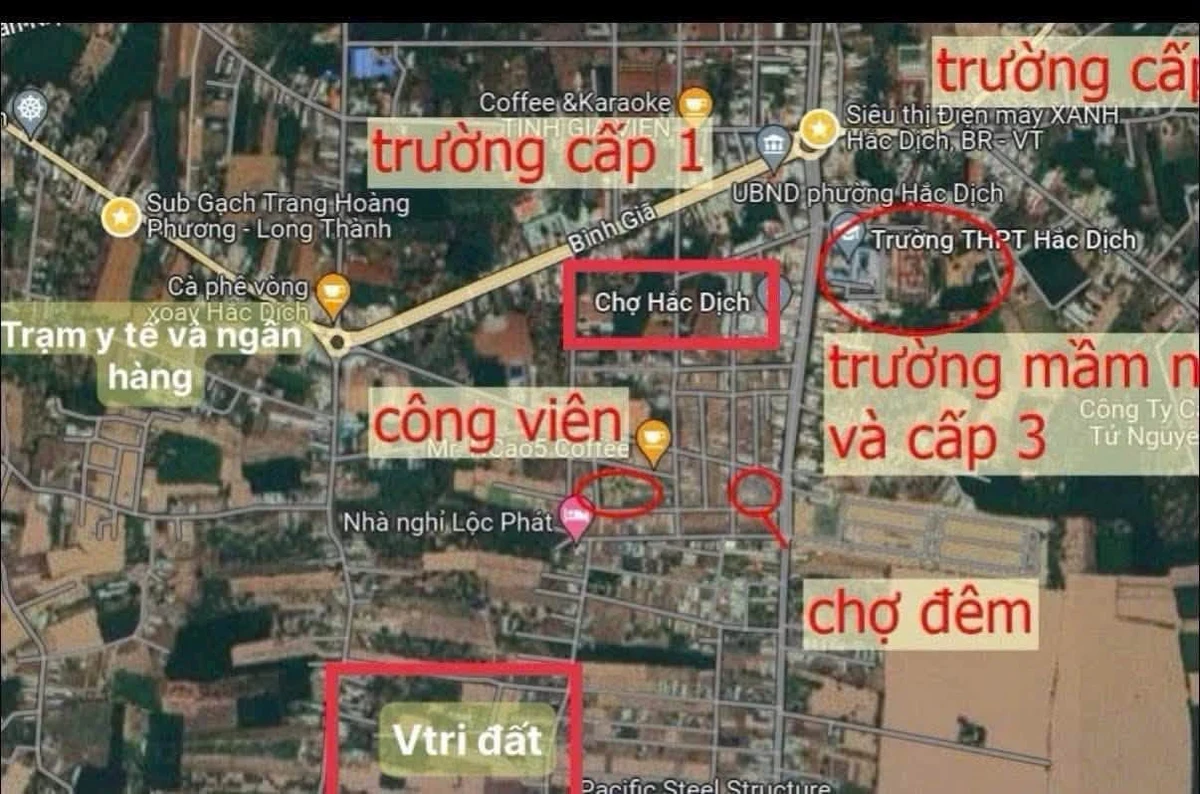 Bán lô đất 5x34x60 Bê Tông Hồng Phúc Tóc Tiên 950 triệu - Ảnh 1