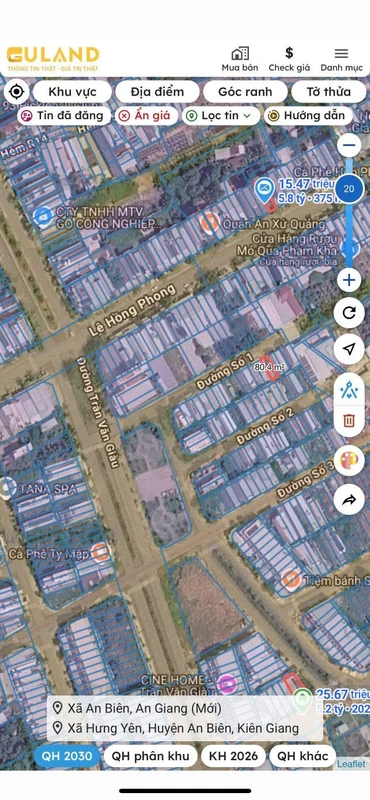 Bán đất nền Nam An Hoà 80m² Rạch Giá 1 tỷ 850