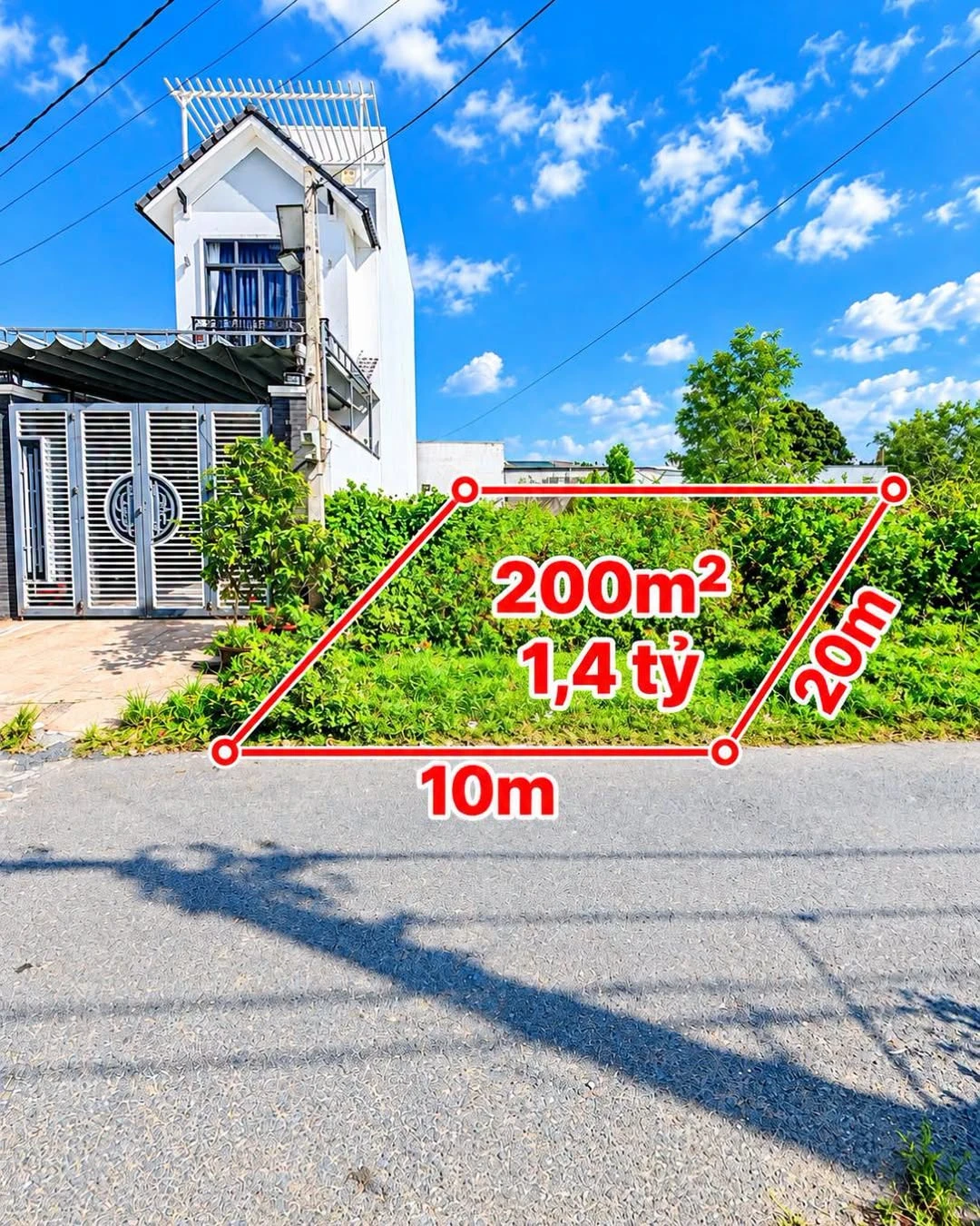 Bán đất Trà Vinh 200m2 sổ hồng riêng 1,4 tỷ gần ĐH Trà Vinh - Ảnh 1