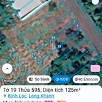 Bán lô đất 2 mặt tiền 125m² Bình Lộc Long Khánh 750 triệu - Ảnh thu nhỏ 4
