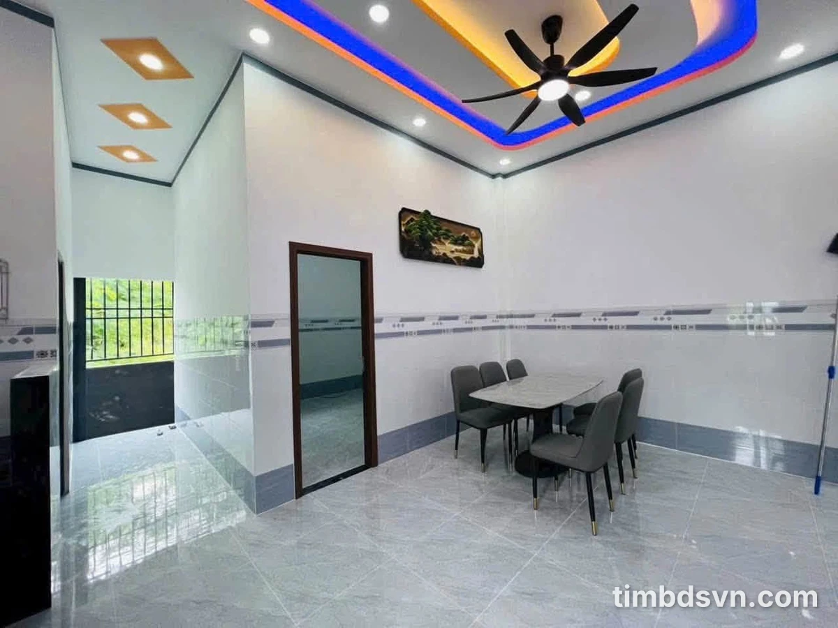 Bán nhà cấp 4 mới 1tỷ650tr, 120m2, Đức Hoà, Long An - Ảnh thu nhỏ 4