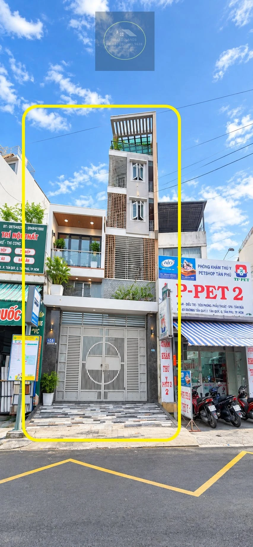 Cho thuê toàn nhà mặt tiền Tân Kỳ Tân Quý Tân Phú 128m² 49 triệu/tháng - Ảnh 1