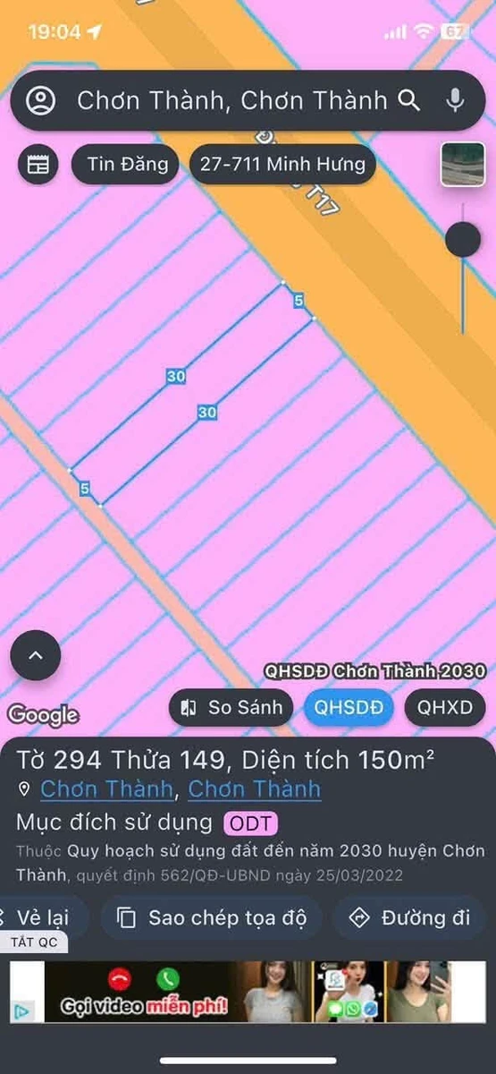 Bán đất nền 150m² Becamex Chơn Thành giá 800 triệu - Ảnh thu nhỏ 2