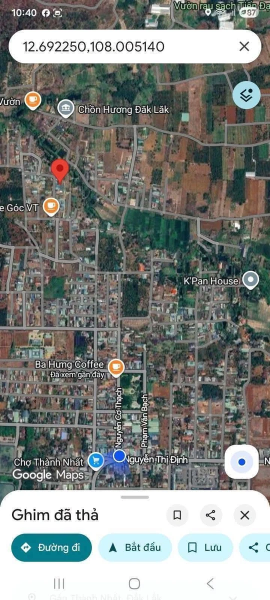 Bán lô đất thổ cư hẻm 50m² Phường Thành Nhất 1 tỷ 170 - Ảnh thu nhỏ 2