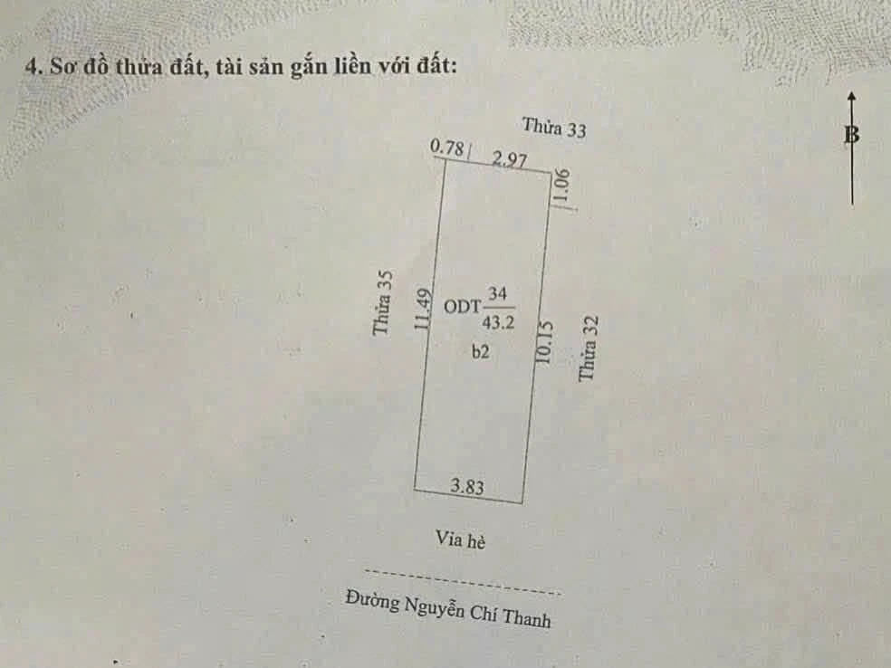 Bán nhà mặt phố 43.2m2 Nguyễn Chí Thanh 3 tỷ 1 - Ảnh thu nhỏ 2