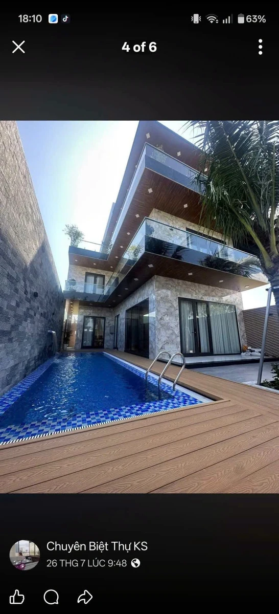 Cho thuê villa 4PN hồ bơi 250m² 45 triệu/tháng - Ảnh thu nhỏ 2