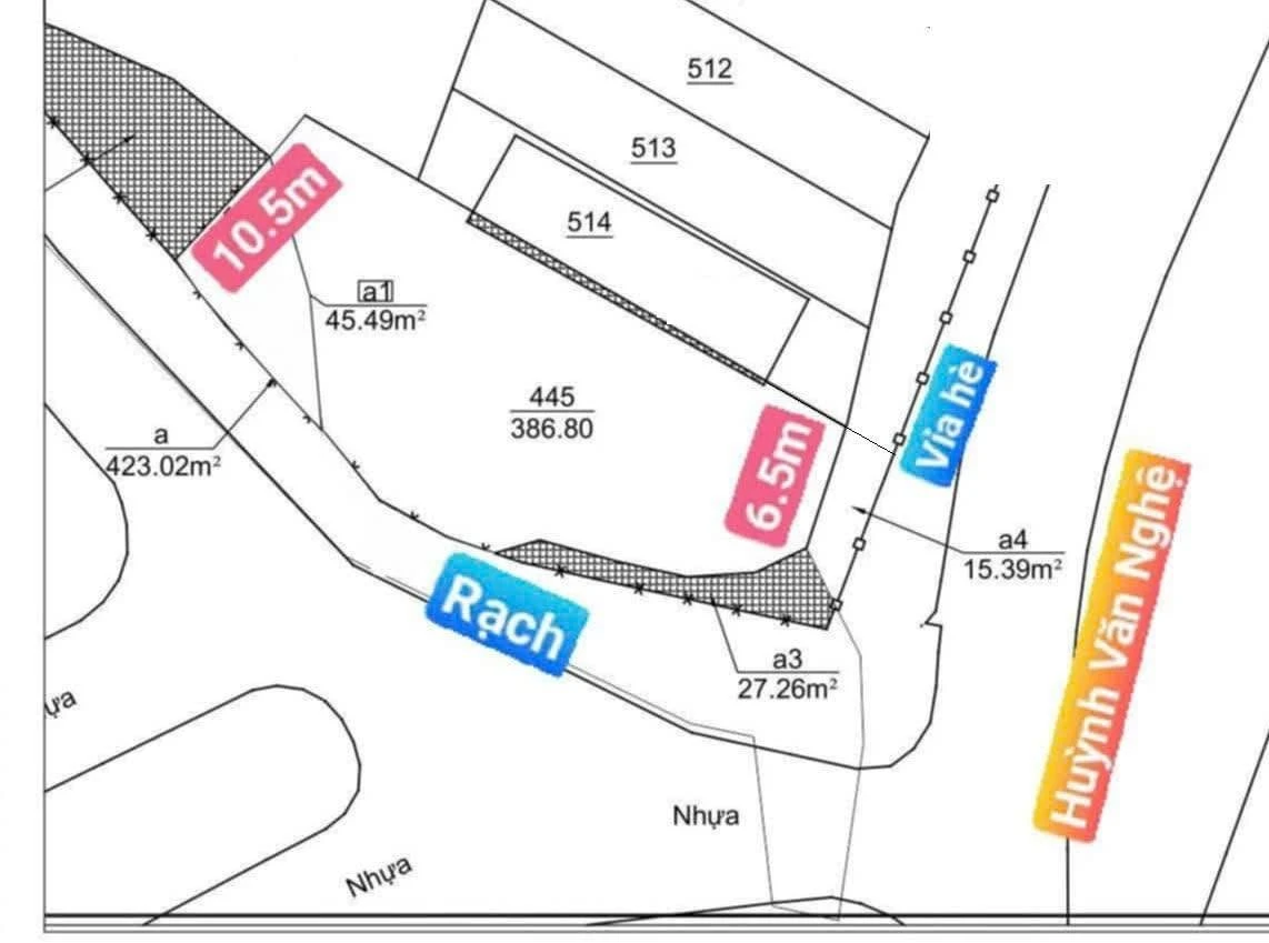Bán đất thổ cư 386,8m² mặt tiền đường Huỳnh Văn Nghệ Đồng Nai 12,99 tỷ - Ảnh thu nhỏ 2