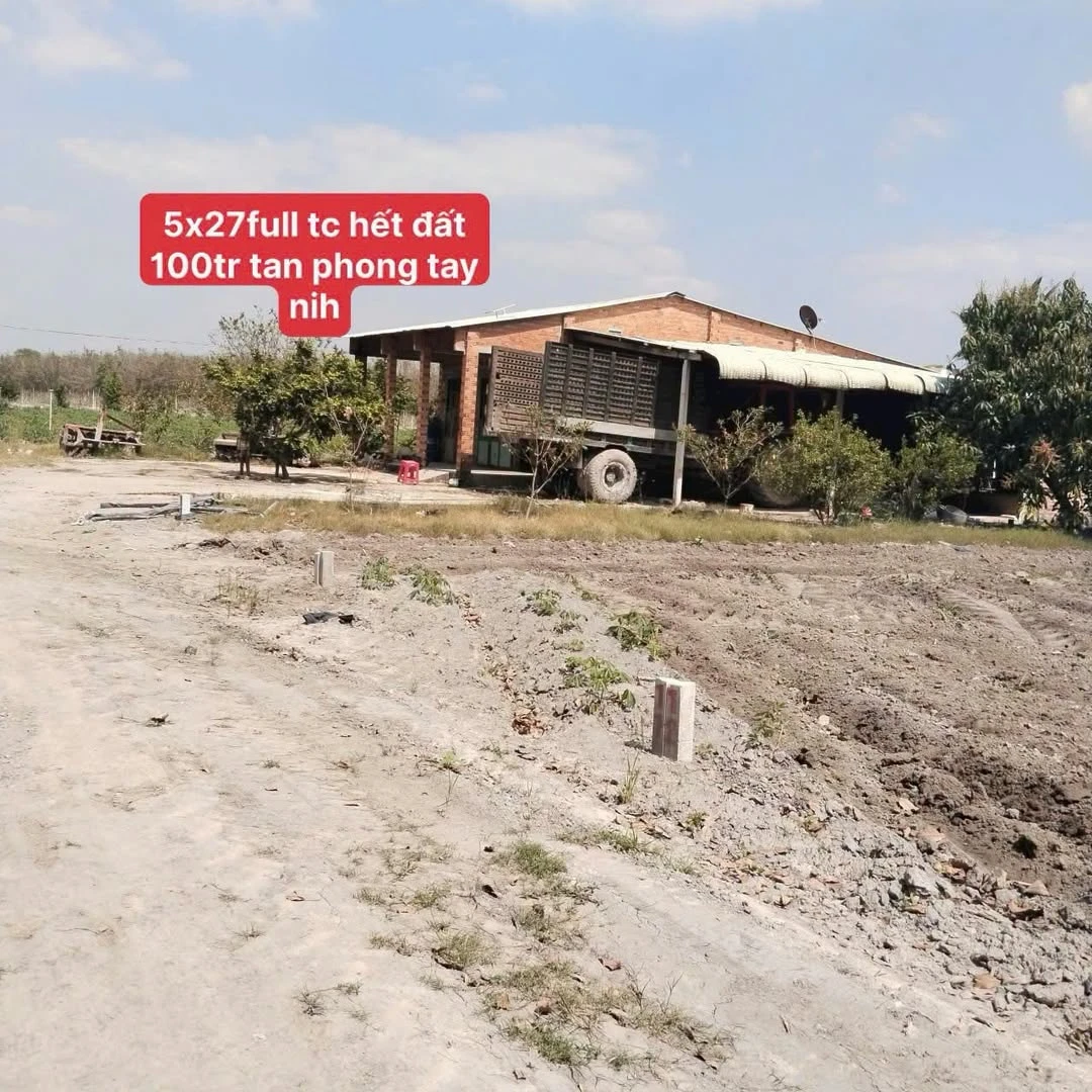 Bán đất 5x27 (135m²) 100 triệu Tân Phú - Ảnh 1