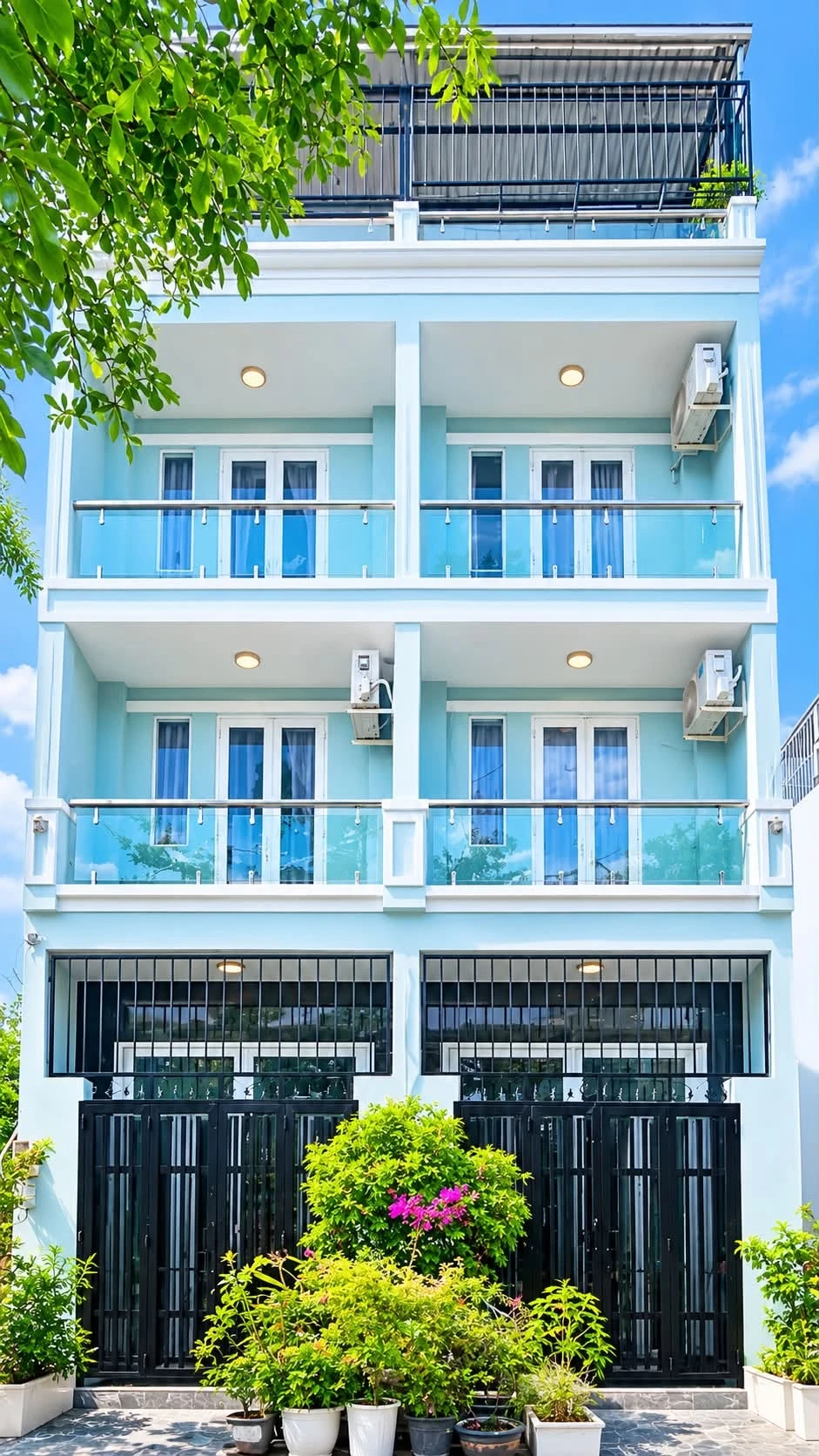 Bán 2 nhà 4 tầng 7x15m, 8PN, 6 tỷ, Lê Văn Lương, Quận 7 - Ảnh 1