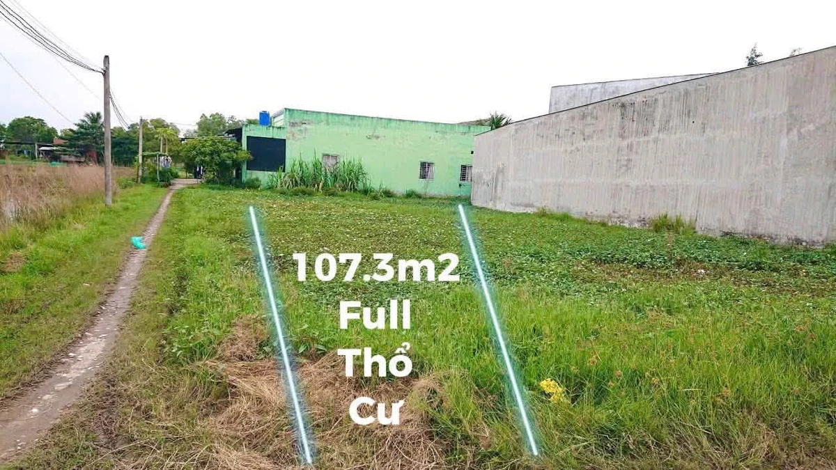 Bán đất thổ cư 108m2 giá 999 triệu gần DT823D, Đức Hòa Đông, Long An - Ảnh thu nhỏ 2