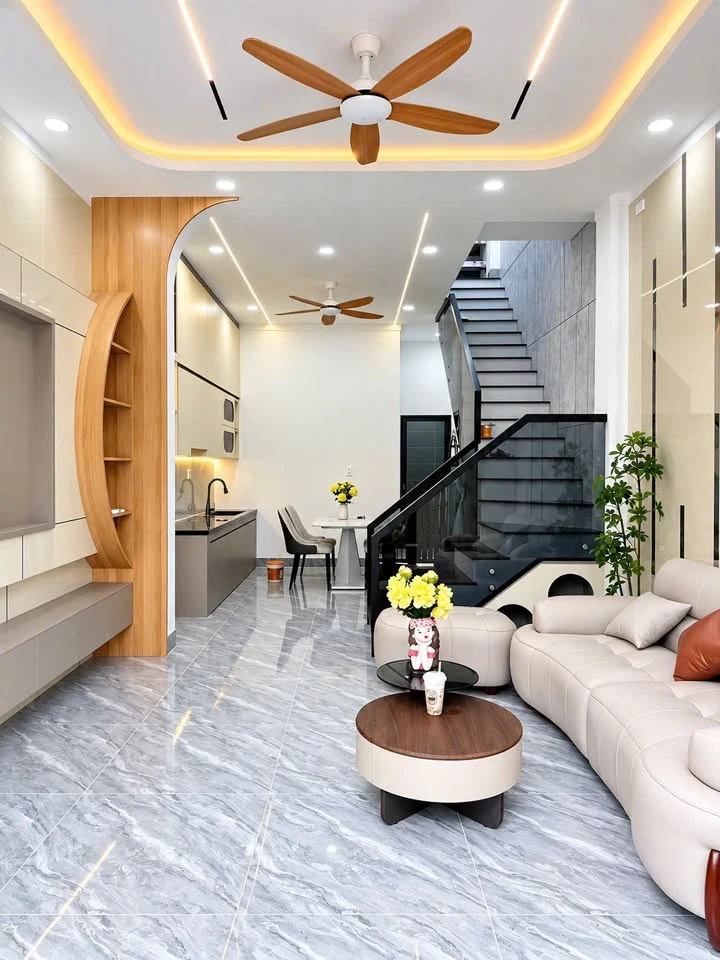 Bán nhà 1 trệt 1 lầu mới 63m2, 3 phòng ngủ, KP3 Trảng Dài, Biên Hòa - Ảnh thu nhỏ 4