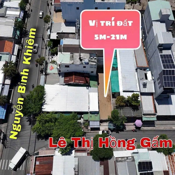 Bán nền mặt tiền Lê Thị Hồng Gấm, Rạch Giá, 105m², 2.5 tỷ