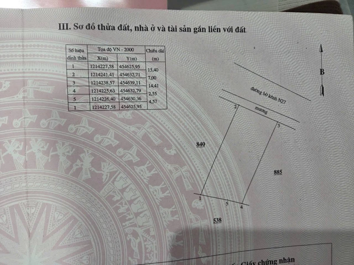 Bán lô đất 104m² Hàm Liêm, Bình Thuận giá 420 triệu - Ảnh 1