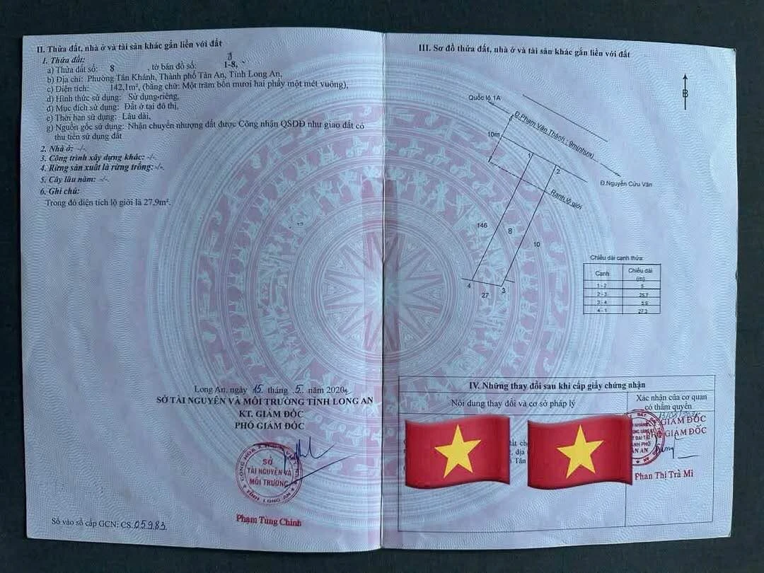 Bán đất thổ mặt tiền Phạm Văn Thành Tây Ninh 130m² 1 tỷ 900 triệu - Ảnh thu nhỏ 4