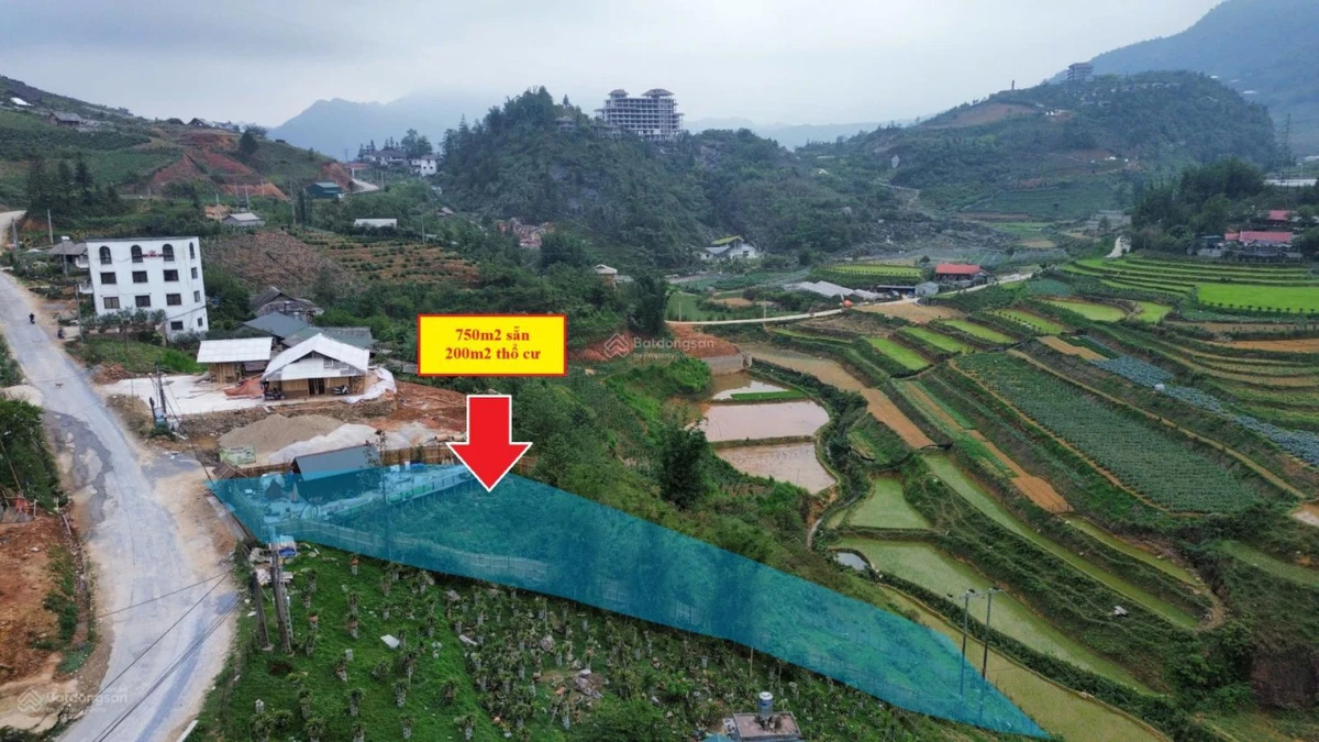 Bán đất Sapa view đẹp làm quán cafe, khách sạn, dt 750 m2, chỉ 5.6 tỷ, bao giấy phép xd - Ảnh 1