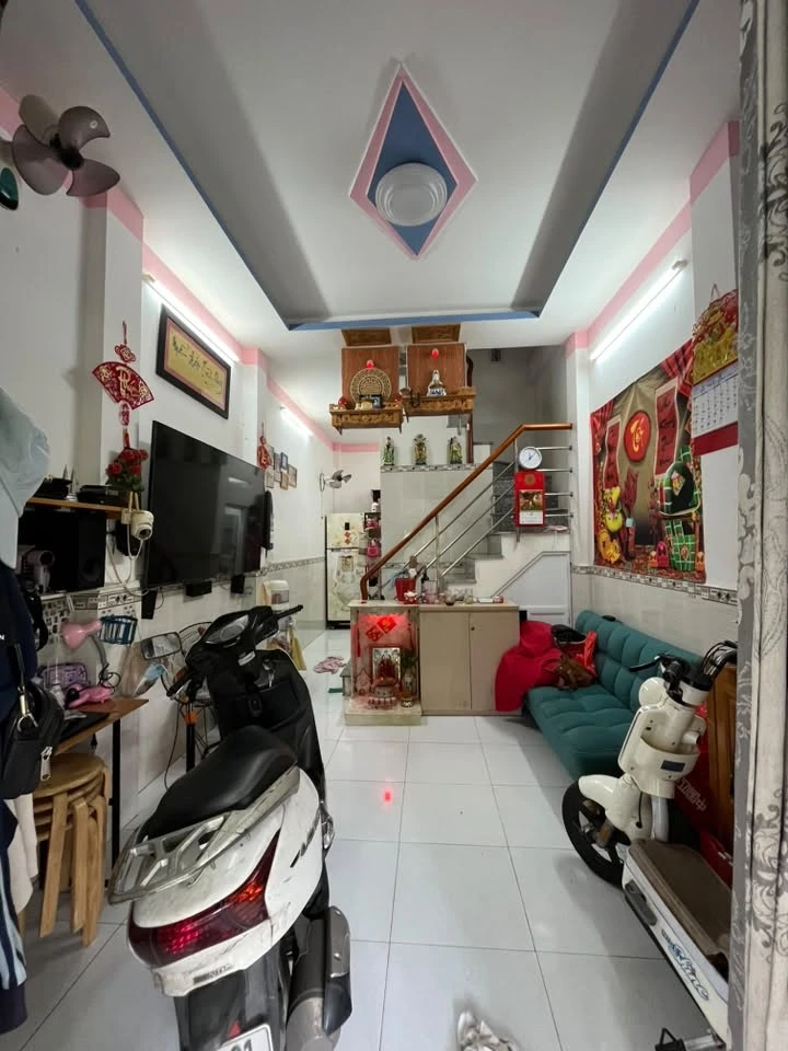 Bán nhà hẻm 2534 Huỳnh Tấn Phát, Nhà Bè, 24m2, 1 trệt 2 lầu, giá 2,2 tỷ - Ảnh thu nhỏ 4