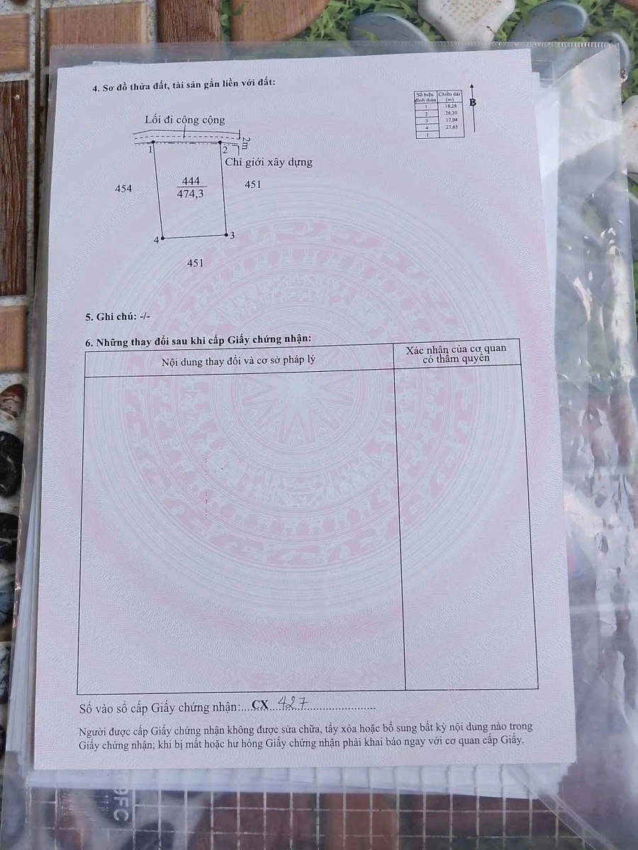 Bán lô đất thổ cư 474m² Xã Mỹ Lệ, giá 1 tỷ 600 - Ảnh 1