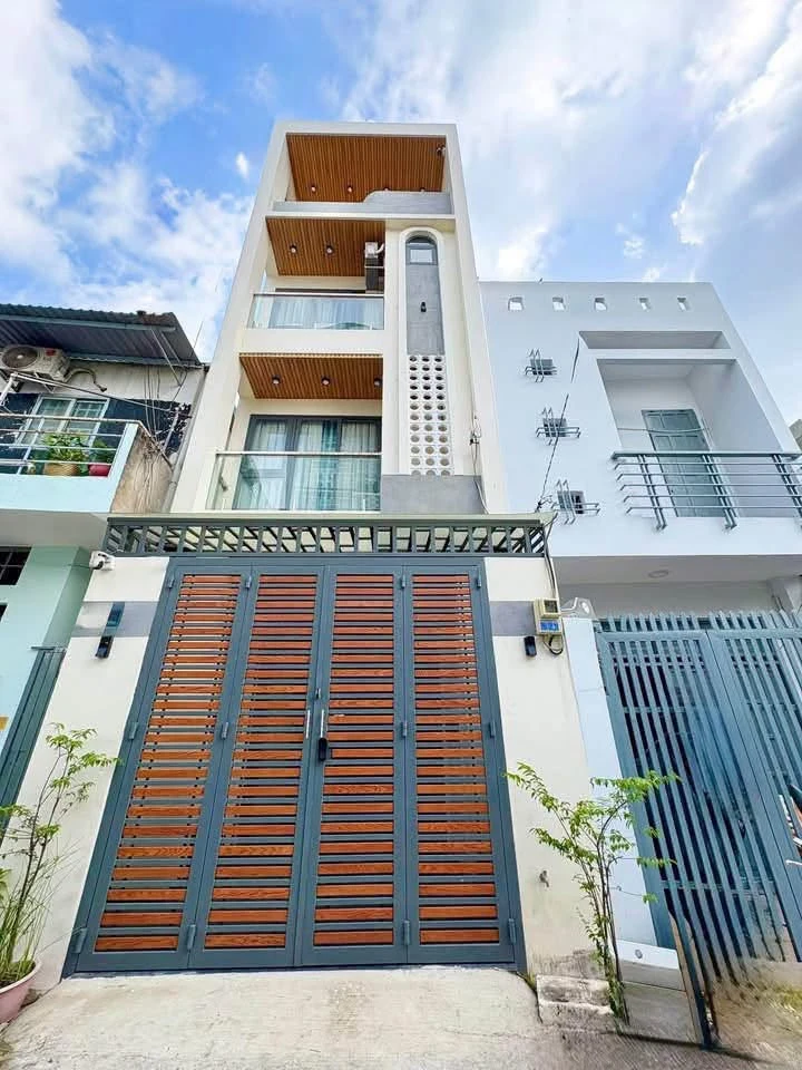 Bán nhà 4 tầng BTCT 4x20m, 5PN, 2 mặt tiền hẻm xe hơi, đường Bùi Tư Toàn, Bình Tân - Ảnh thu nhỏ 2