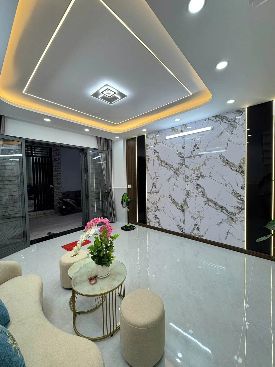 Bán nhà mới hẻm xe hơi 4x10m, 2PN 2WC, gần chợ Bình Long, Bình Tân - Ảnh thu nhỏ 2