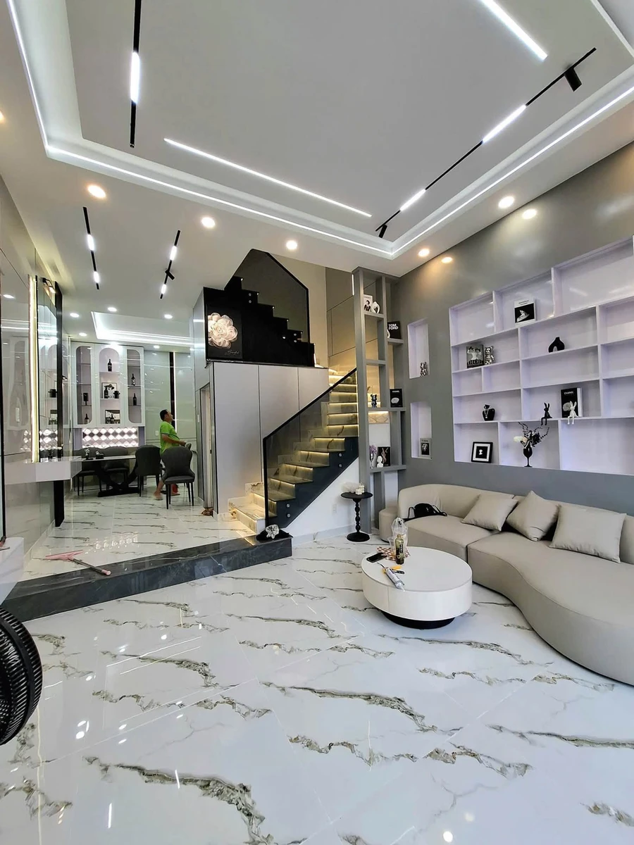 Cho thuê nhà nguyên căn hẻm xe hơi Nhà Bè 3PN 2WC 52.8m² - Ảnh thu nhỏ 2