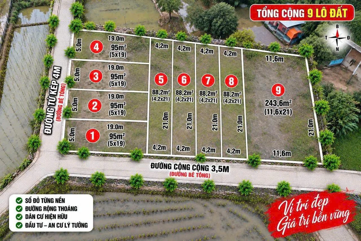 Bán đất mặt tiền đường Tư Kép – Phước Lợi, Mỹ Yên, Tây Ninh giá từ 850 triệu - Ảnh thu nhỏ 4