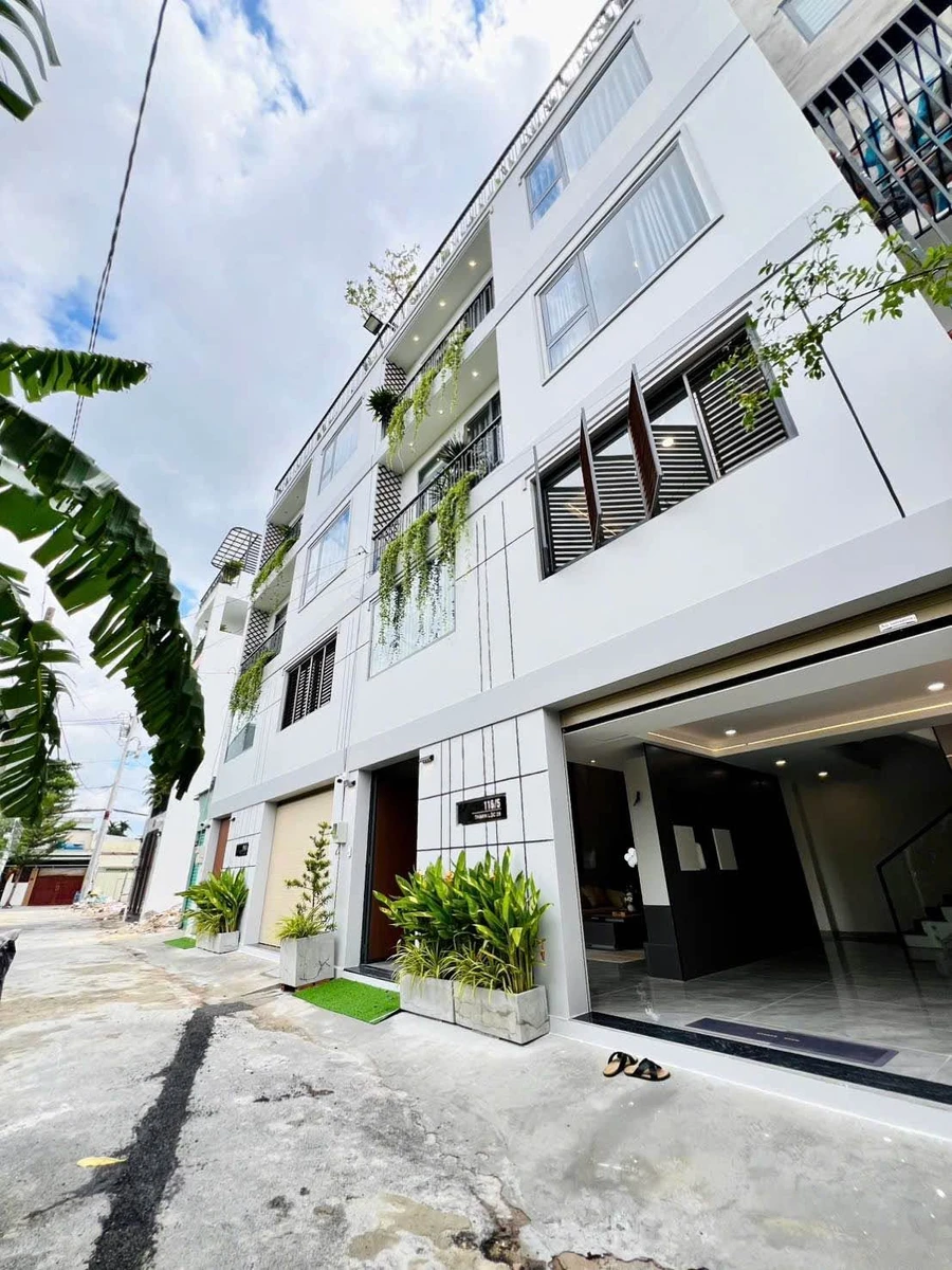 Bán nhà 4 tầng 7x7.5m hẻm 6m Thạnh Lộc 29, Quận 12, giá 6,5 tỷ - Ảnh thu nhỏ 2