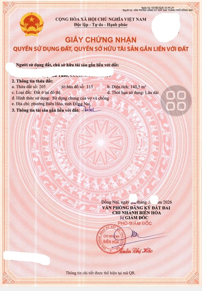 Bán đất 140,5m² thổ cư ngang 8m Phường Biên Hòa 3,5 tỷ - Ảnh thu nhỏ 2