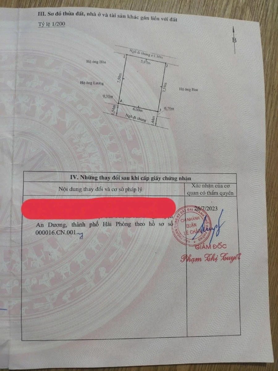 Bán nhà 45m2 hai mặt thoáng Trần Nguyên Hãn gần 2 tỷ - Ảnh thu nhỏ 2