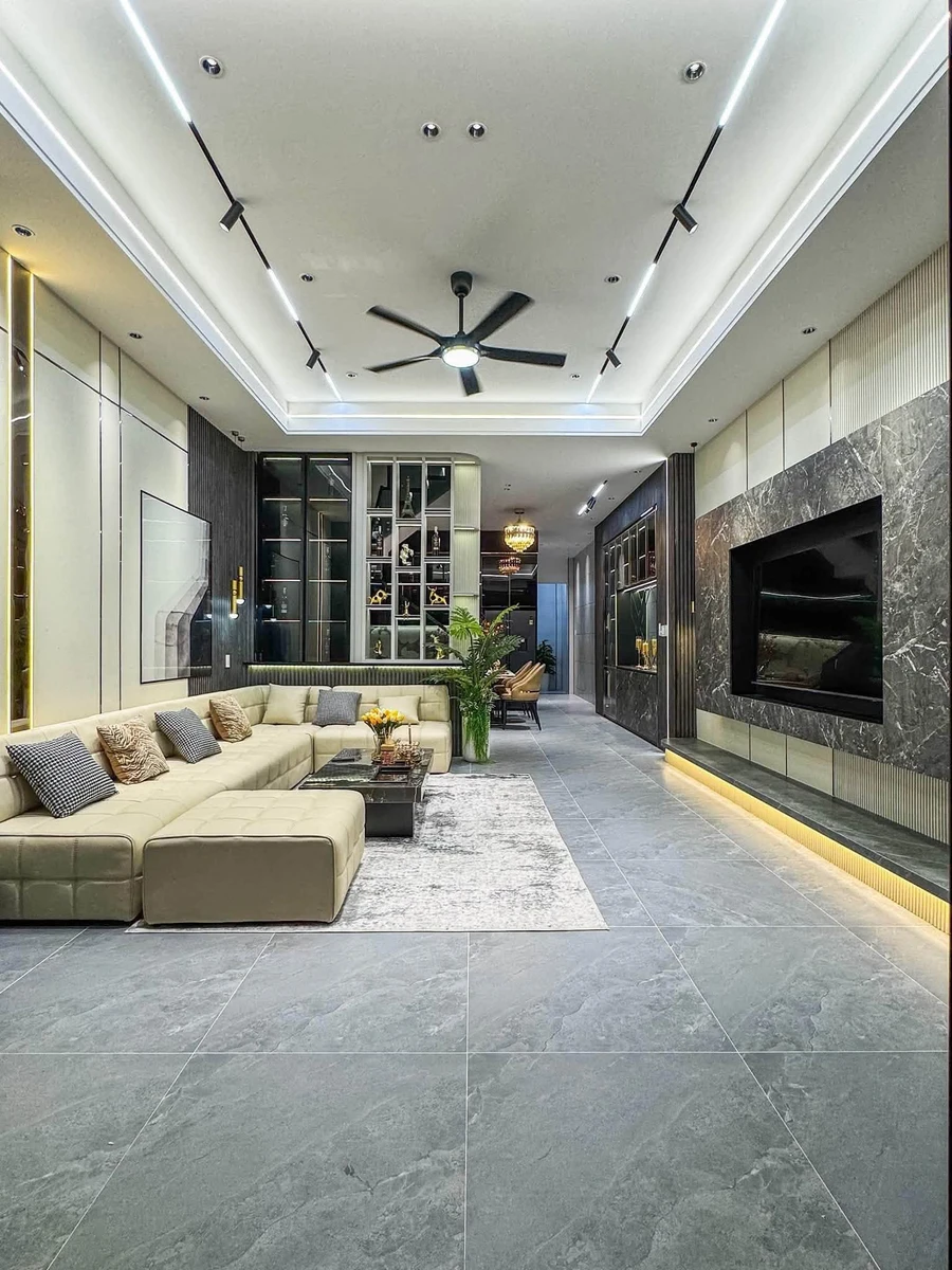 Nhà phố 3 tầng 80m² đường D6 KDC Hồng Loan - 6,3 tỷ - Ảnh thu nhỏ 3