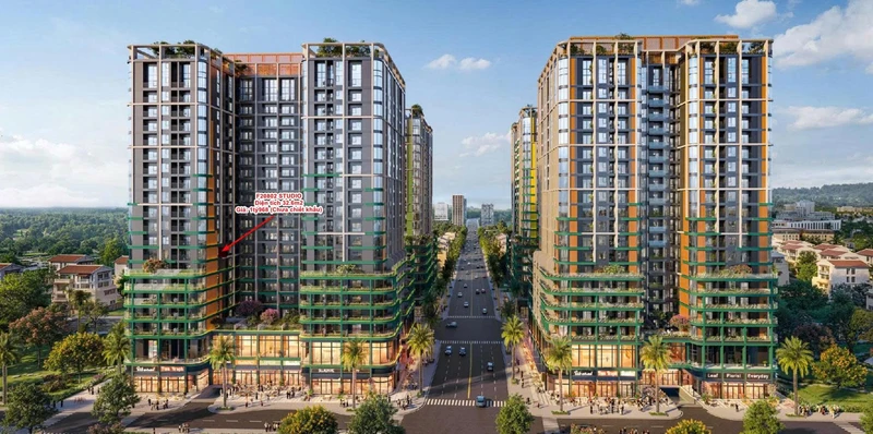 Bán studio FourS Tower 32,6m² 1,9 tỷ Đà Nẵng
